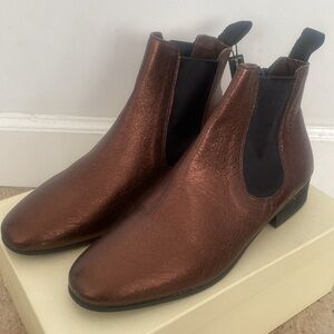 Vero Cuoio Metallic Bronze Boots